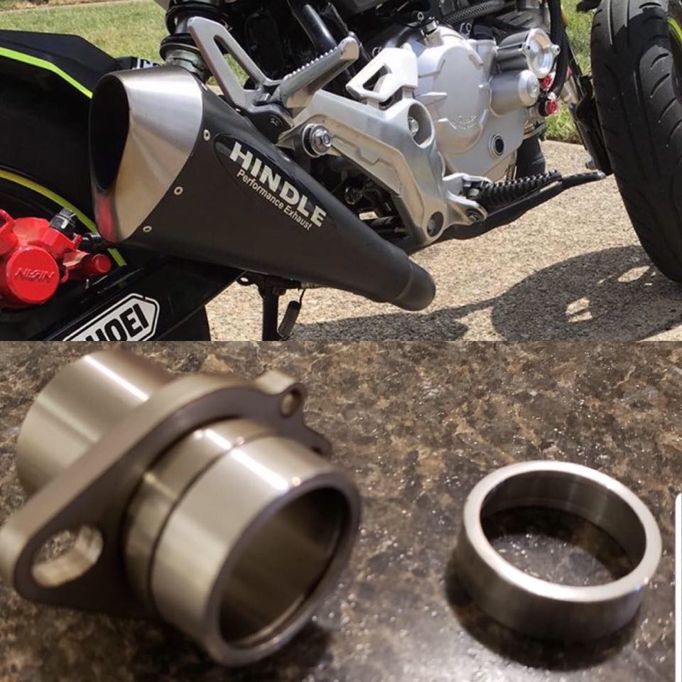 black ceramic hindle w/stainless cap exhaust